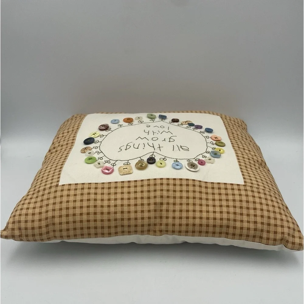Handmade Decorative Pillow All Things Grow With Love 13